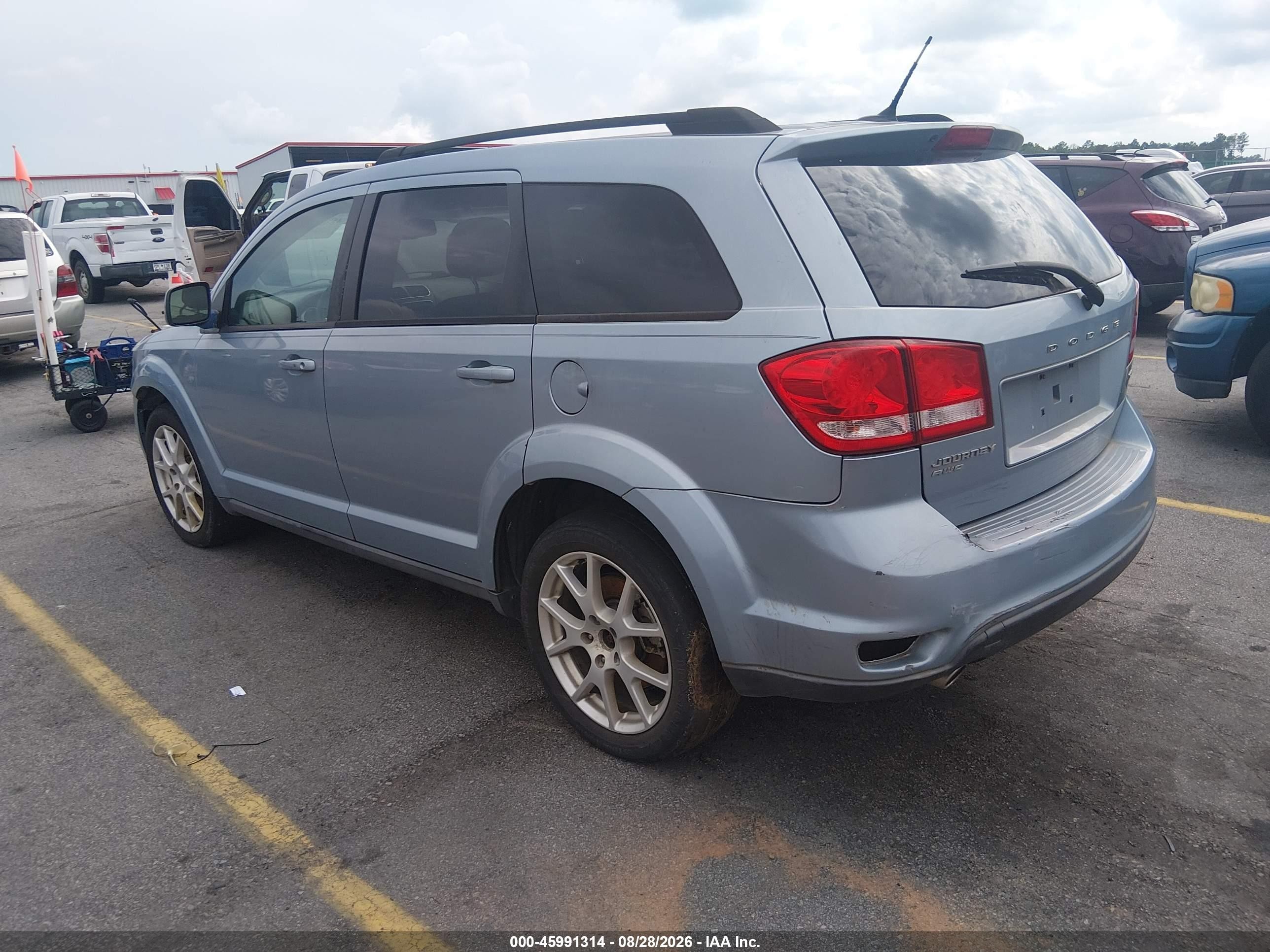 2013 Dodge Journey Sxt Синий vin: 3C4PDDBG5DT579290
