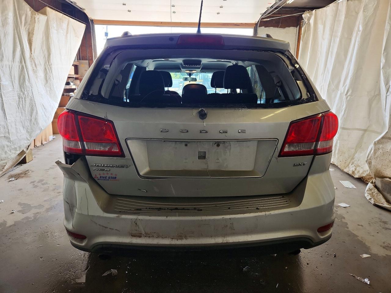 2014 Dodge Journey Sxt Silver vin: 3C4PDDBG5ET230504