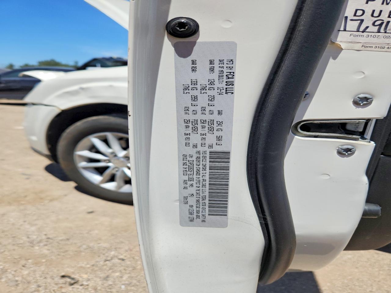 2015 Dodge Journey Sxt White vin: 3C4PDDBG5FT611836