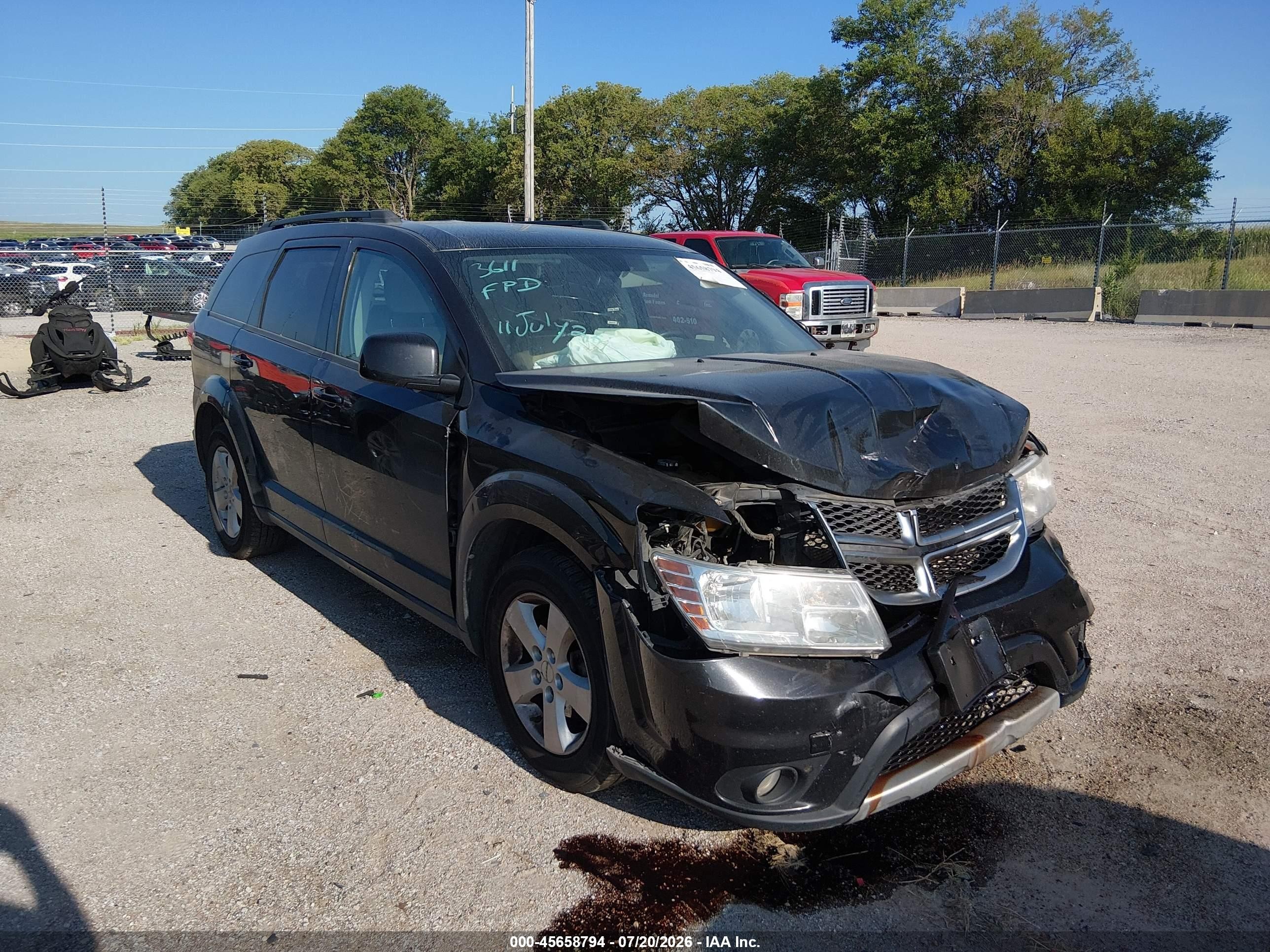 2012 Dodge Journey Sxt Black vin: 3C4PDDBG6CT187613