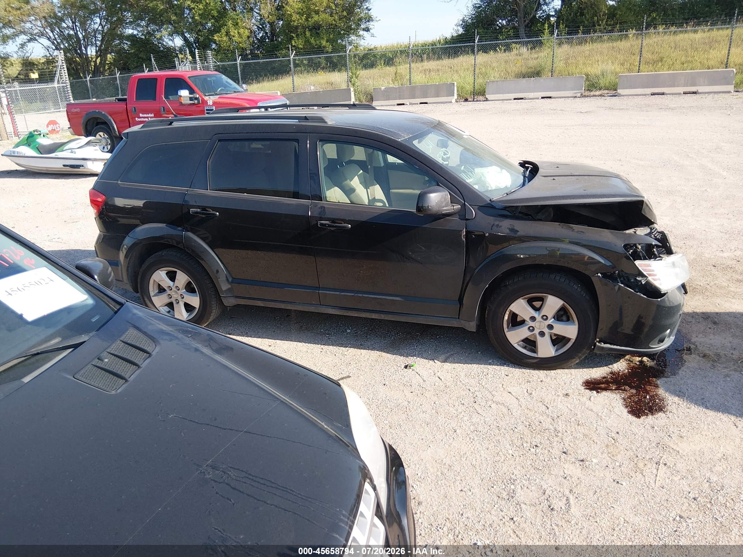 2012 Dodge Journey Sxt Black vin: 3C4PDDBG6CT187613