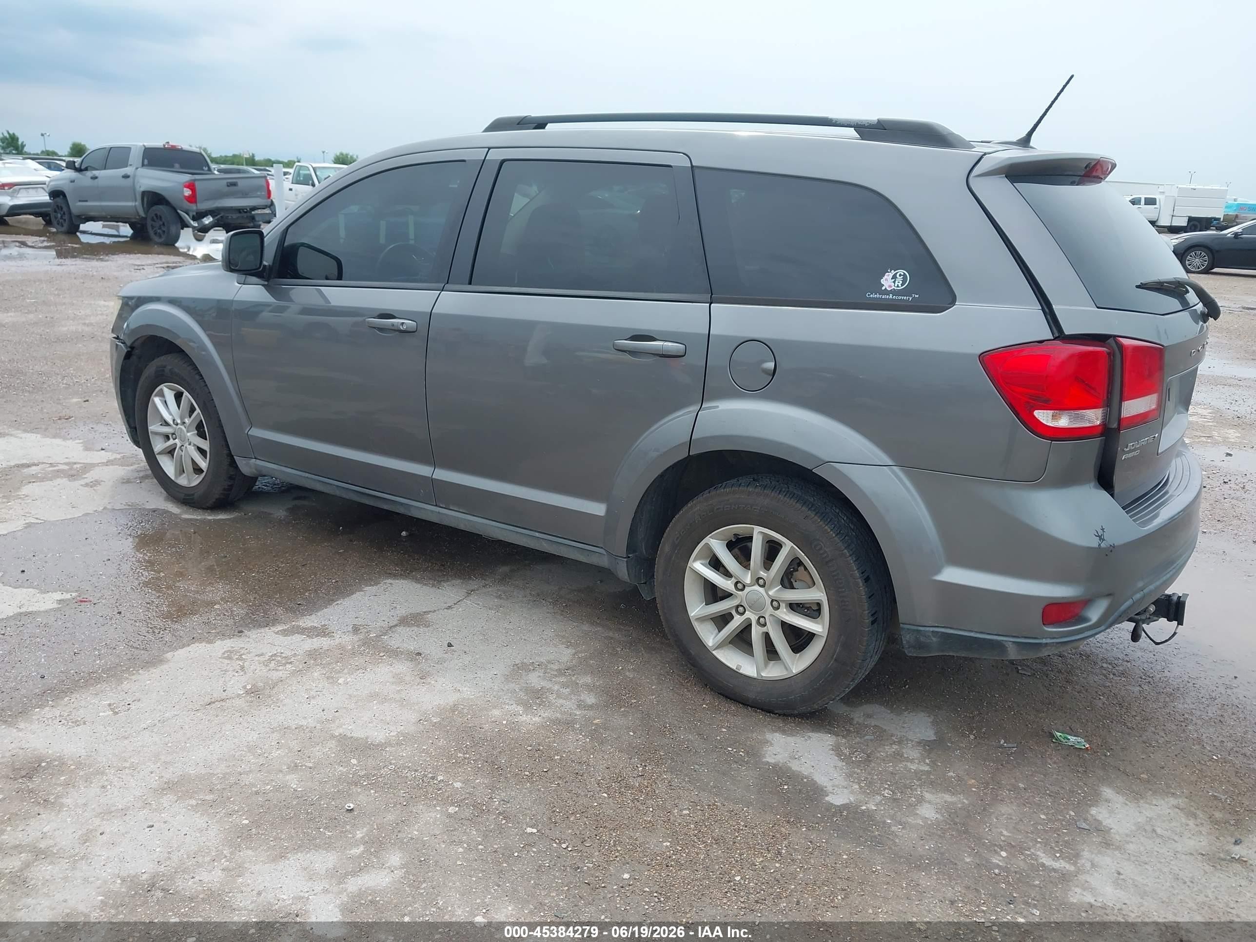 2013 Dodge Journey Sxt Gray vin: 3C4PDDBG6DT571196