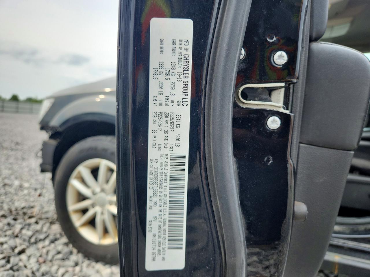 2014 Dodge Journey Sxt Black vin: 3C4PDDBG6ET155621