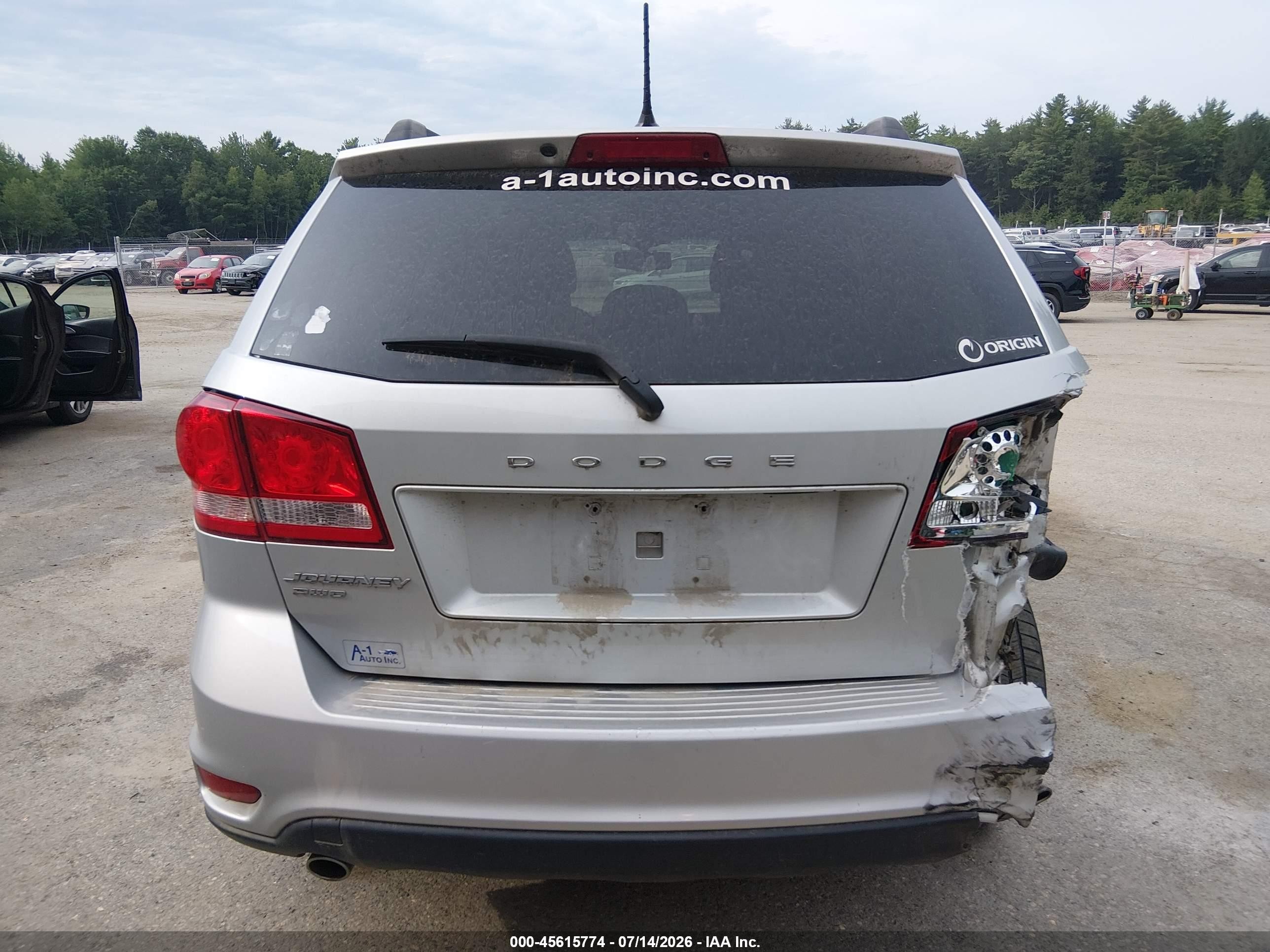 2014 Dodge Journey Sxt Silver vin: 3C4PDDBG6ET167025