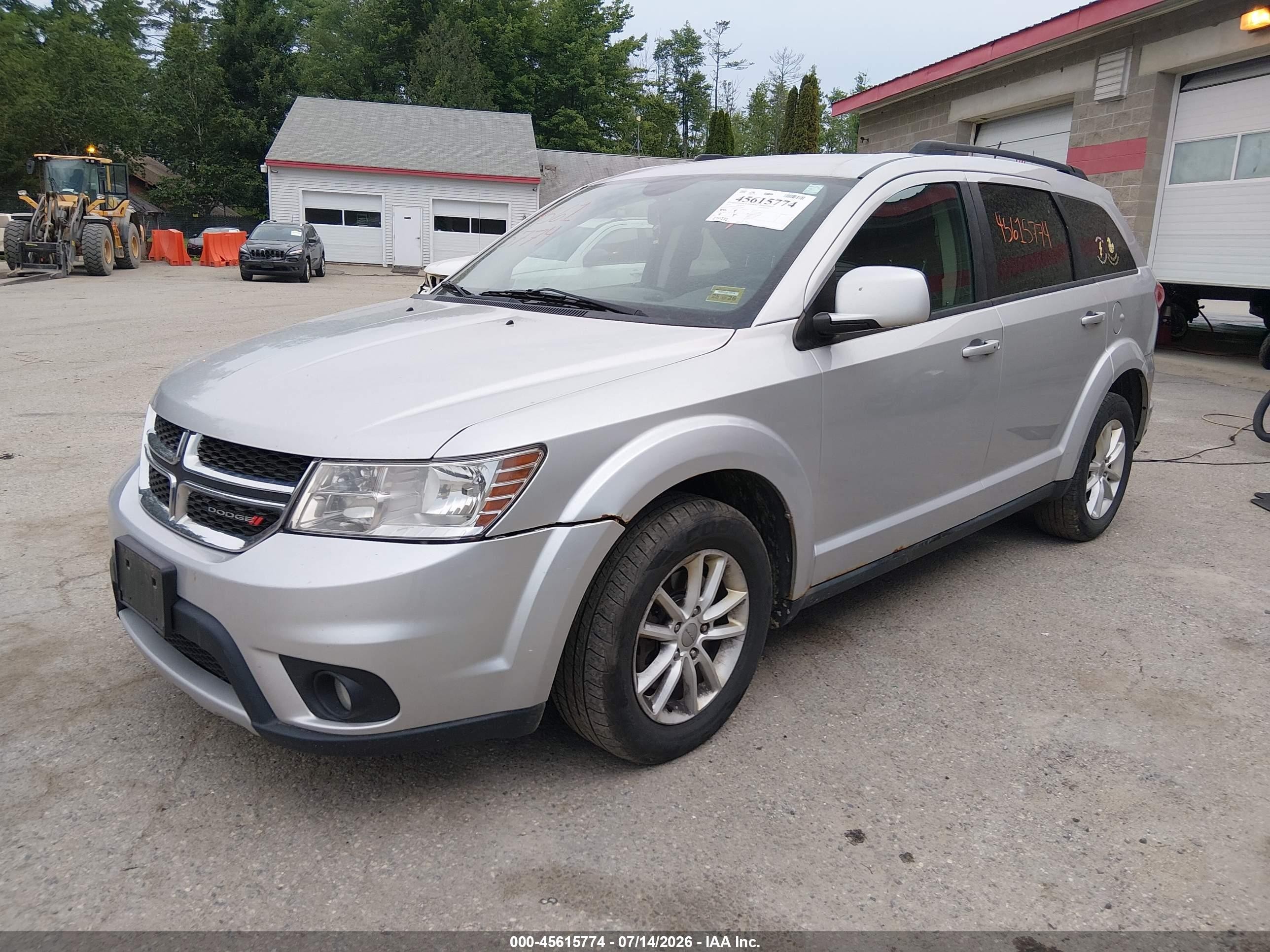 2014 Dodge Journey Sxt Silver vin: 3C4PDDBG6ET167025