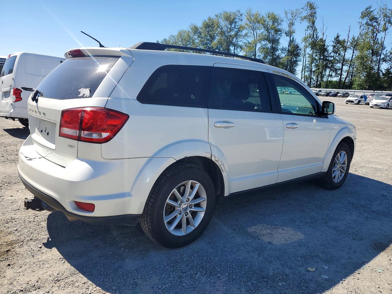 2014 Dodge Journey Sxt White vin: 3C4PDDBG6ET187811