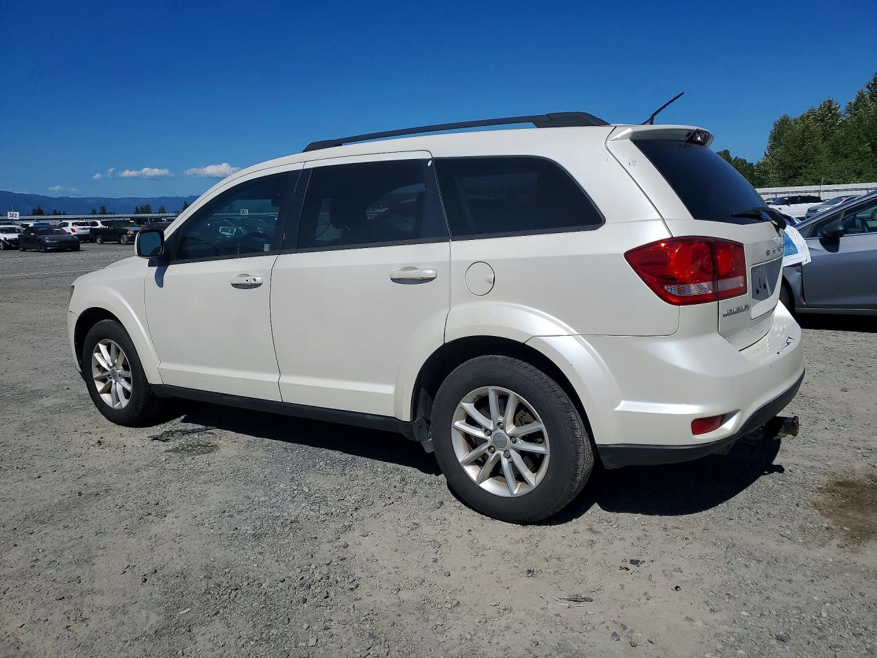 2014 Dodge Journey Sxt White vin: 3C4PDDBG6ET187811
