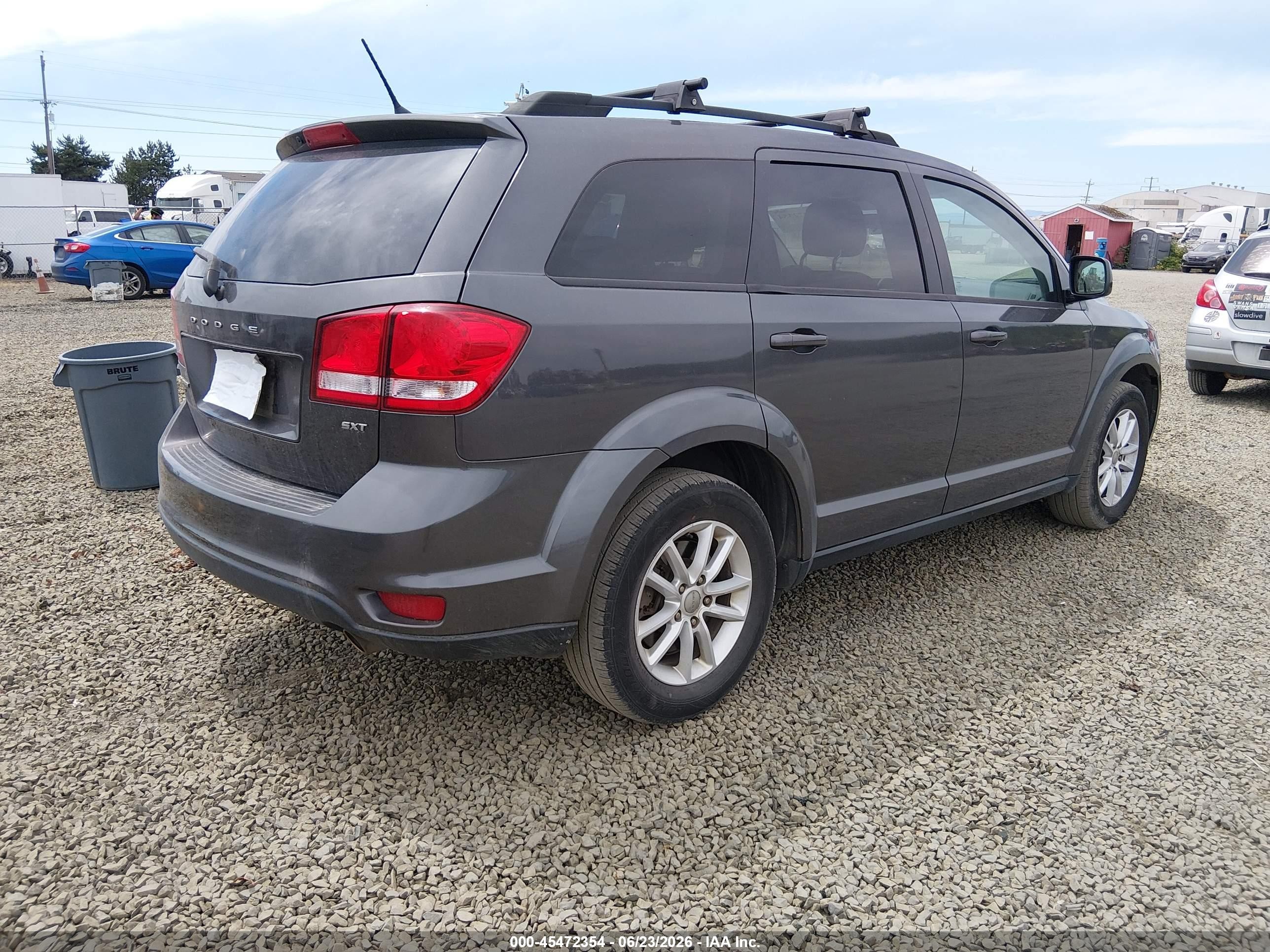 2014 Dodge Journey Sxt Серый vin: 3C4PDDBG6ET242158
