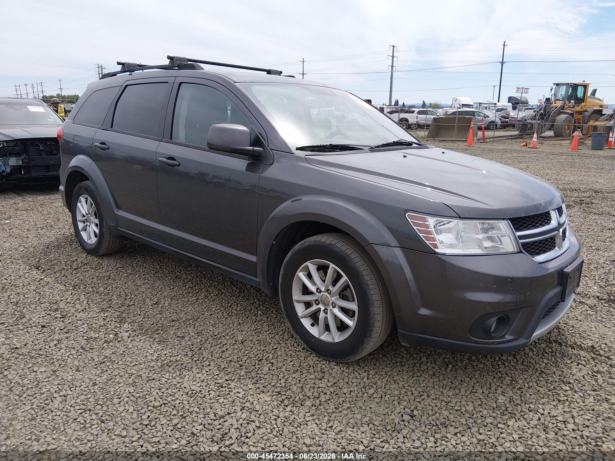2014 Dodge Journey Sxt Gray vin: 3C4PDDBG6ET242158