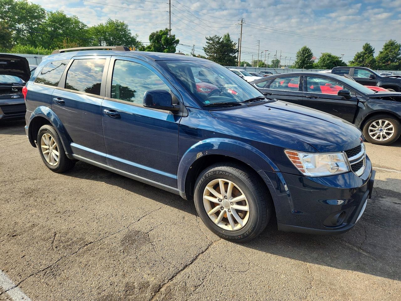 2014 Dodge Journey Sxt Blue vin: 3C4PDDBG6ET271367
