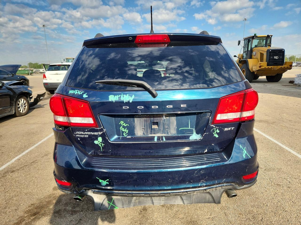 2014 Dodge Journey Sxt Blue vin: 3C4PDDBG6ET271367