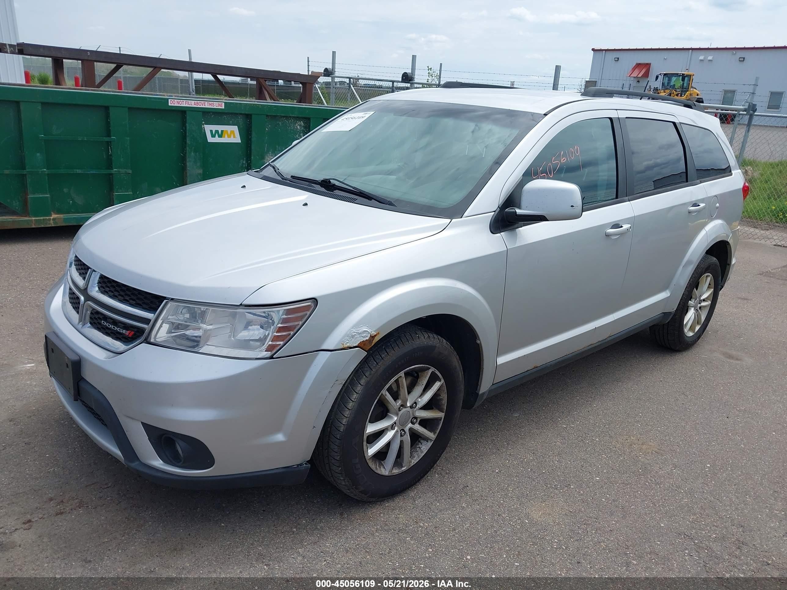 2014 Dodge Journey Sxt Silver vin: 3C4PDDBG6ET302097