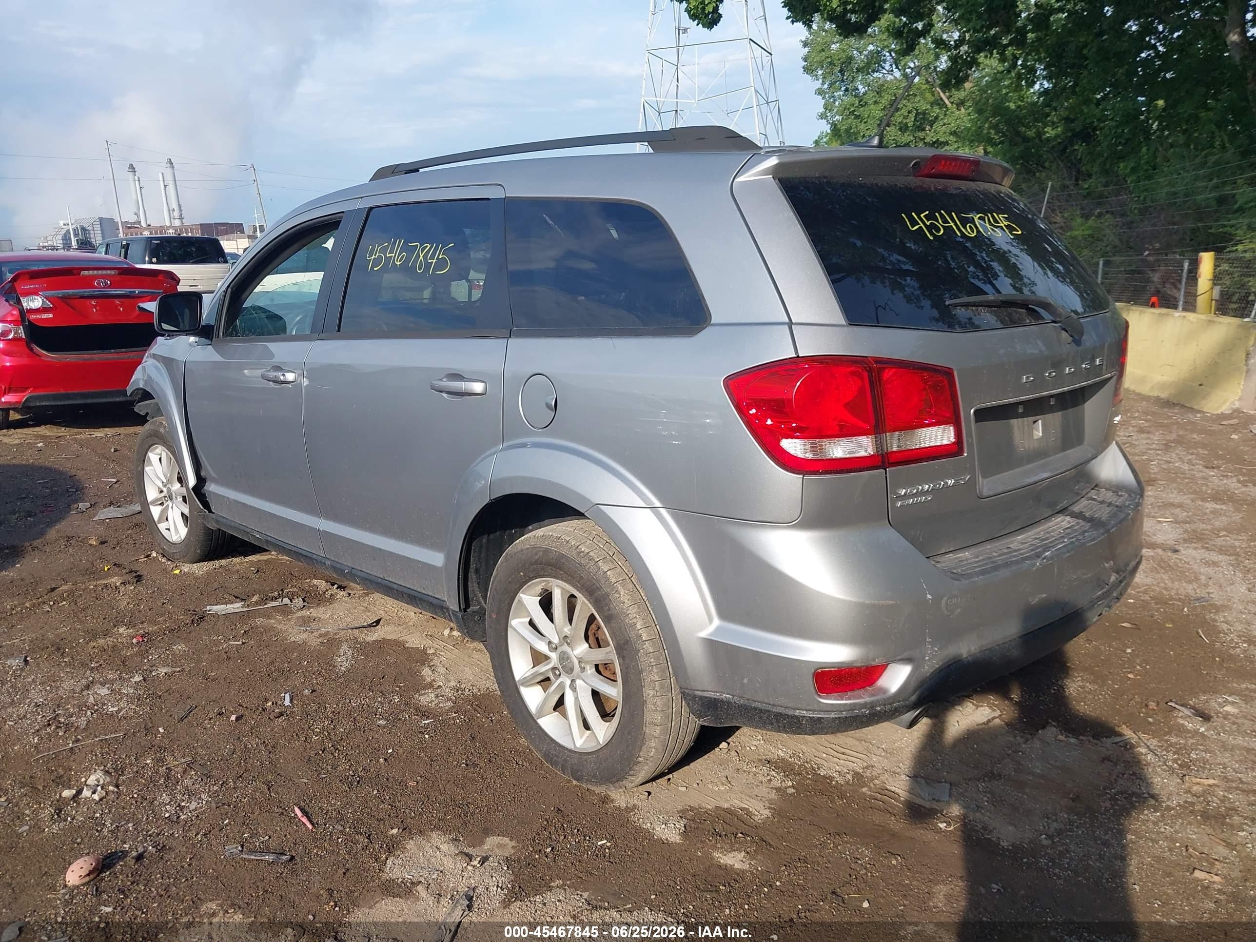 2015 Dodge Journey Sxt Серебряный vin: 3C4PDDBG6FT554711