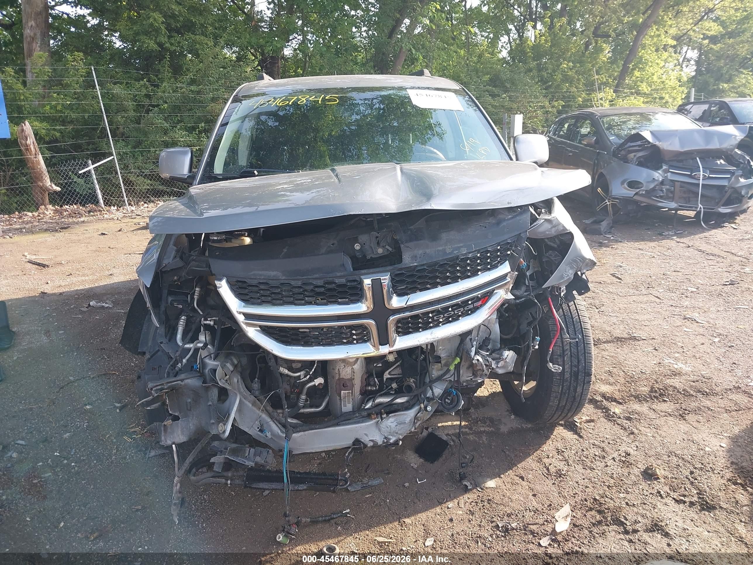 2015 Dodge Journey Sxt Серебряный vin: 3C4PDDBG6FT554711