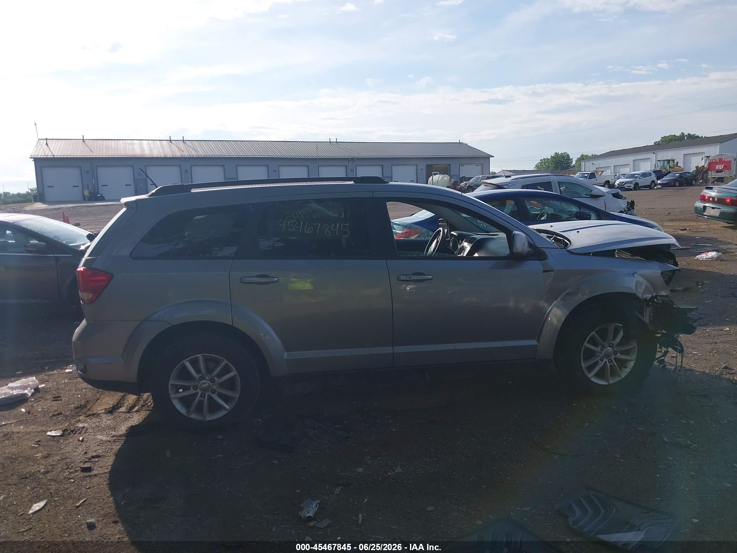 2015 Dodge Journey Sxt Серебряный vin: 3C4PDDBG6FT554711