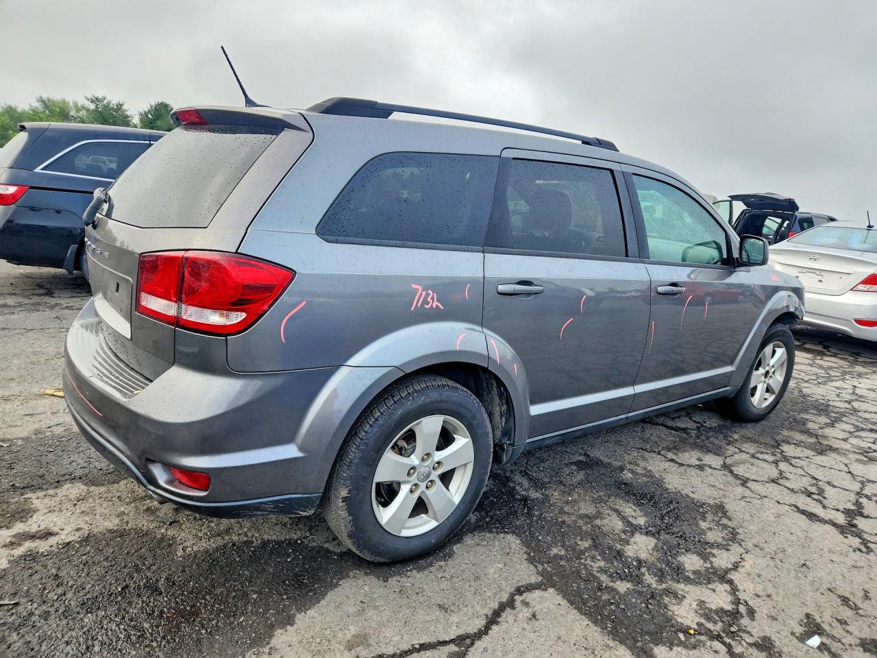 2012 Dodge Journey Sxt Gray vin: 3C4PDDBG7CT151543