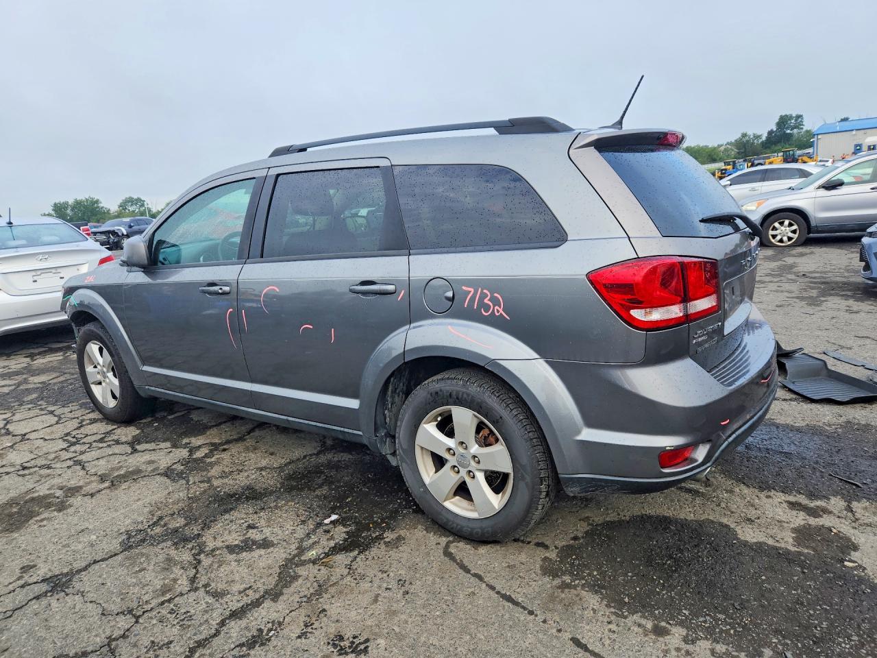 2012 Dodge Journey Sxt Gray vin: 3C4PDDBG7CT151543