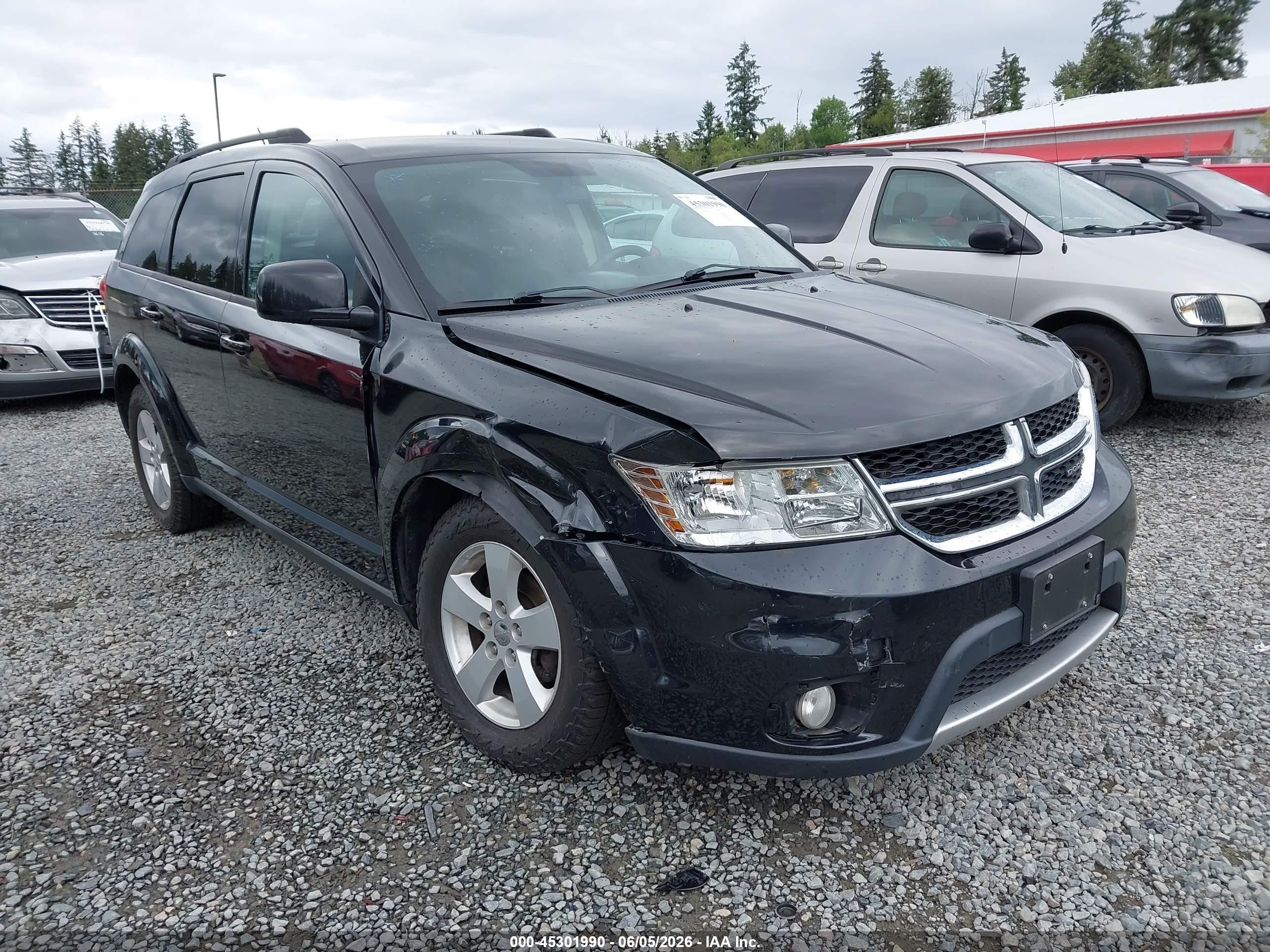 2012 Dodge Journey Sxt Black vin: 3C4PDDBG7CT240173