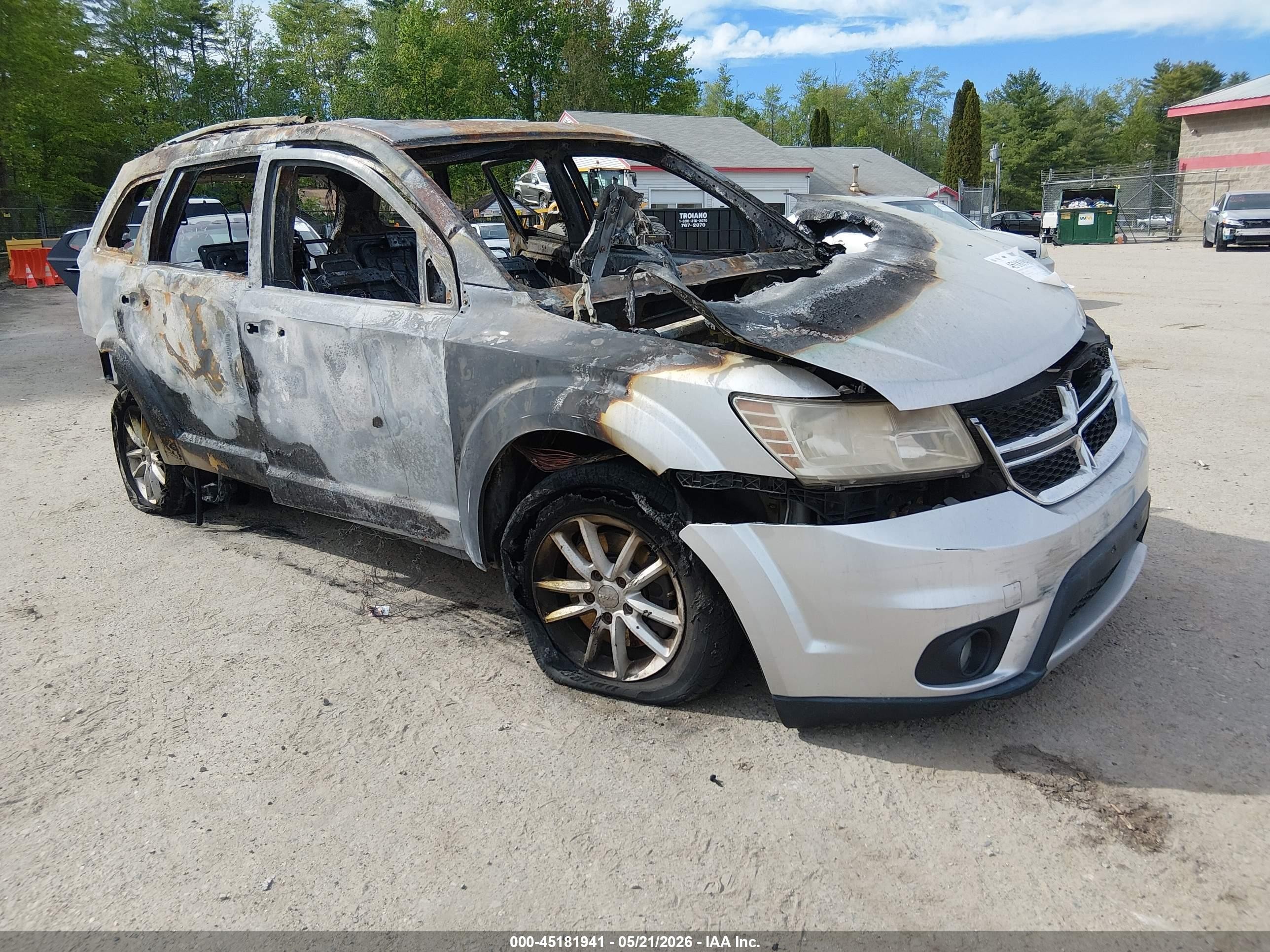 2013 Dodge Journey Sxt Yellow vin: 3C4PDDBG7DT586628