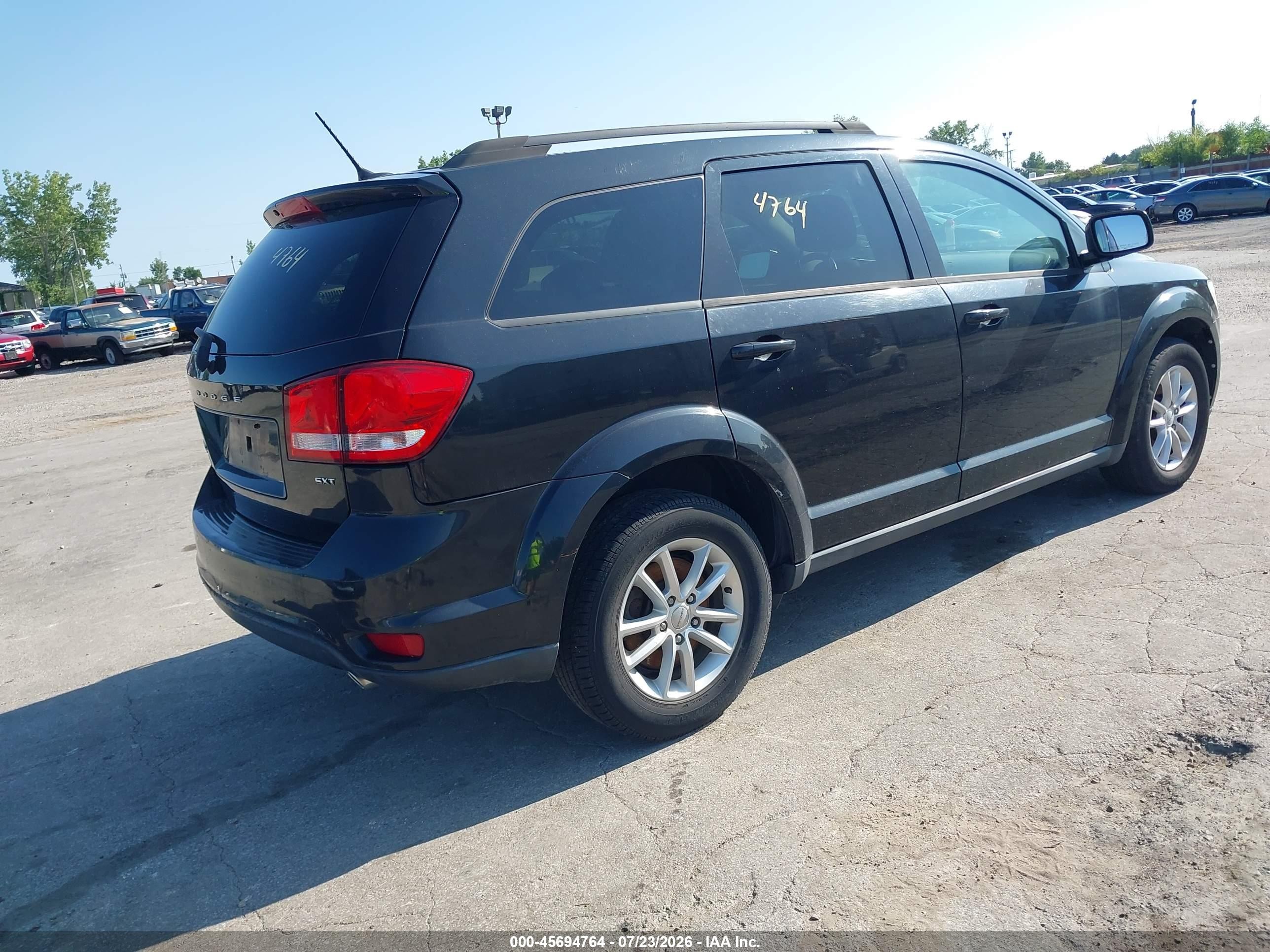 2013 Dodge Journey Sxt Black vin: 3C4PDDBG7DT672098