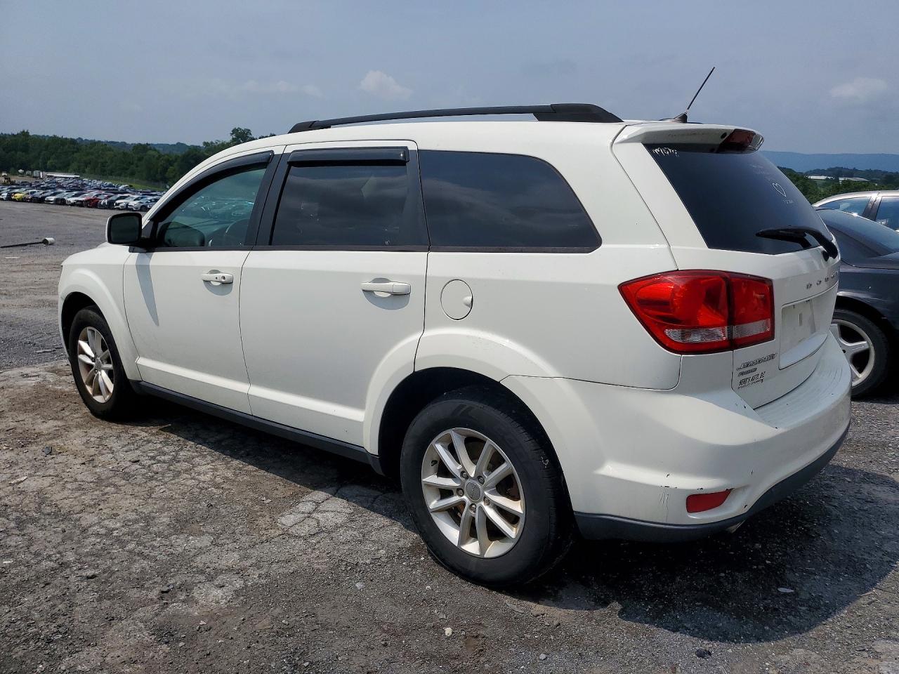 2014 Dodge Journey Sxt White vin: 3C4PDDBG7ET127942