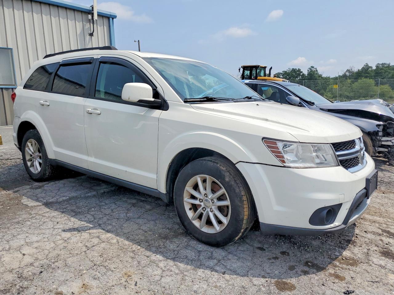 2014 Dodge Journey Sxt White vin: 3C4PDDBG7ET127942