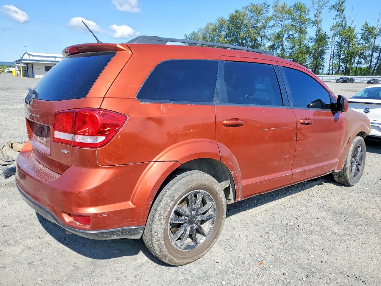 2014 Dodge Journey Sxt Orange vin: 3C4PDDBG7ET128010