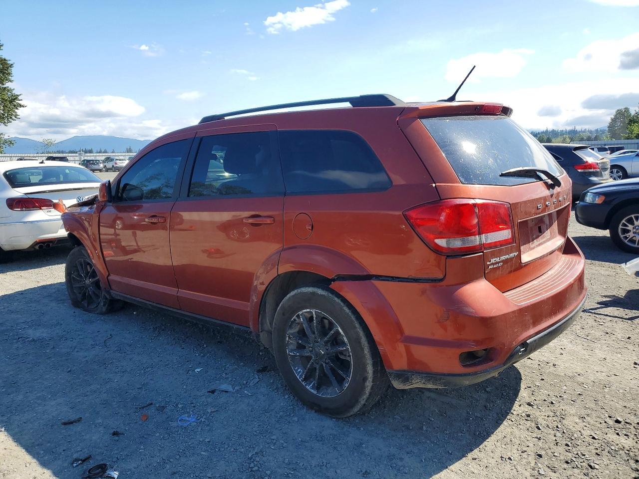 2014 Dodge Journey Sxt Orange vin: 3C4PDDBG7ET128010