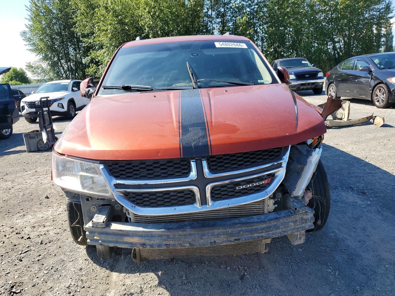 2014 Dodge Journey Sxt Orange vin: 3C4PDDBG7ET128010