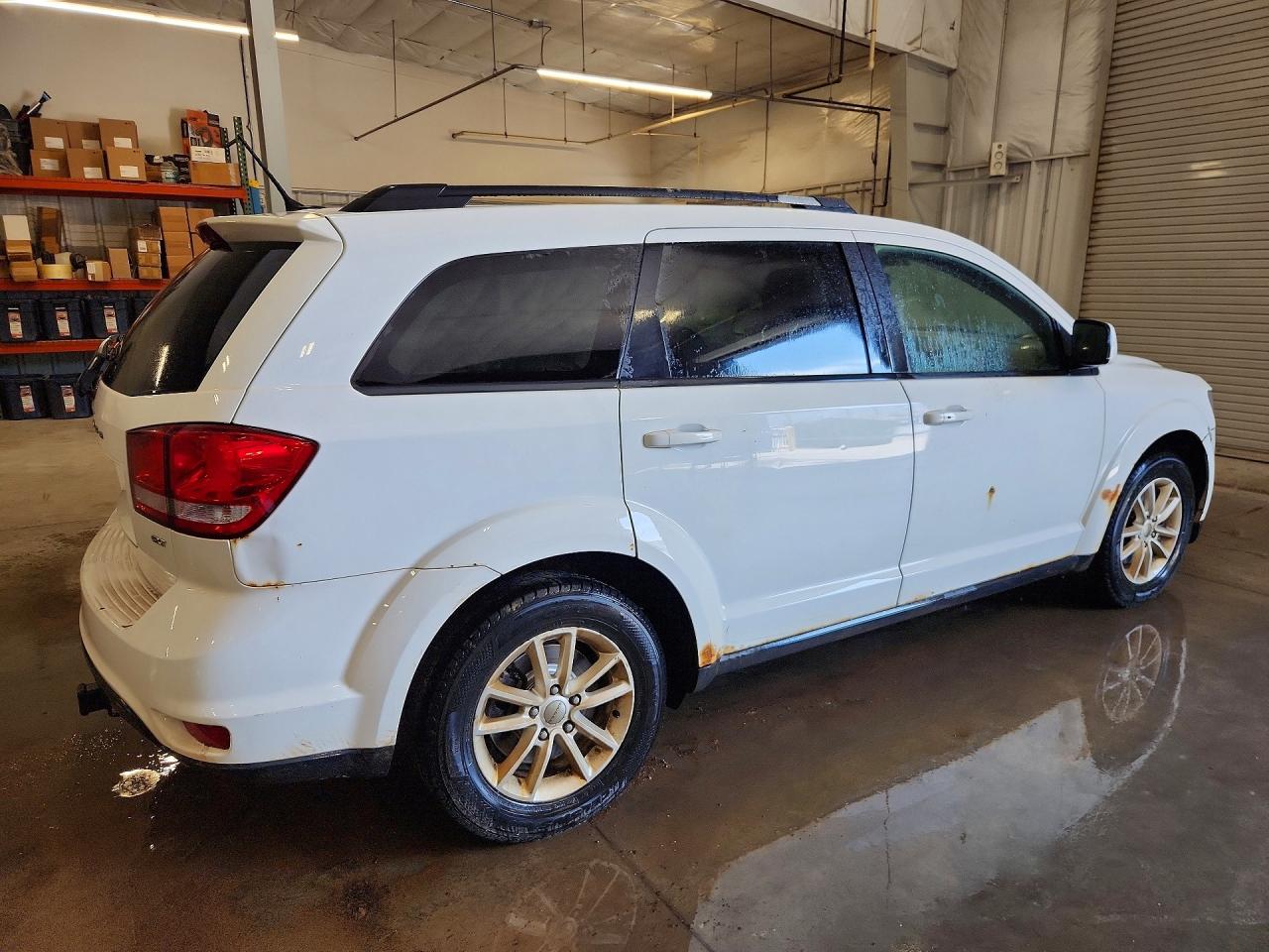 2014 Dodge Journey Sxt White vin: 3C4PDDBG7ET193181