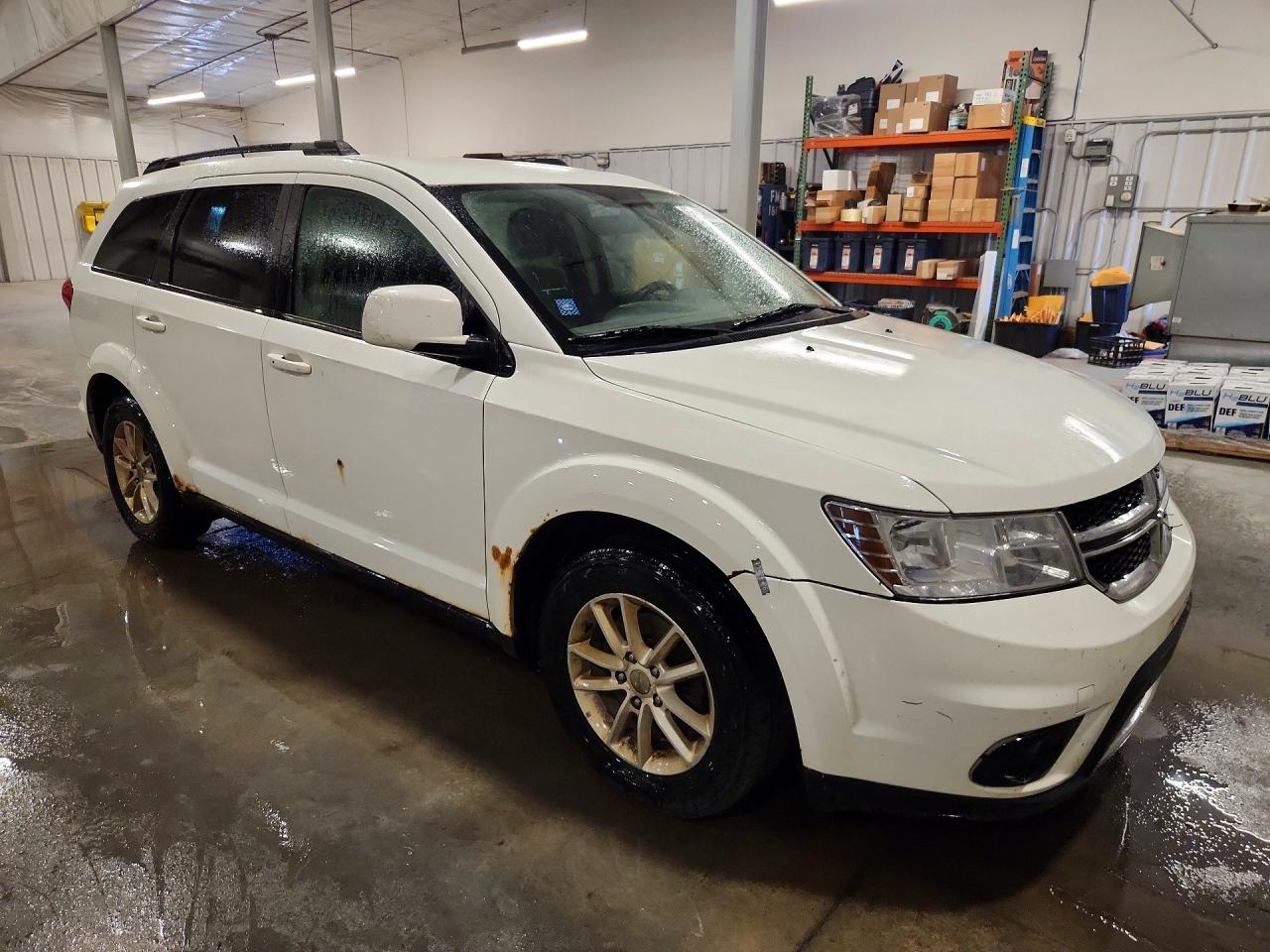 2014 Dodge Journey Sxt White vin: 3C4PDDBG7ET193181