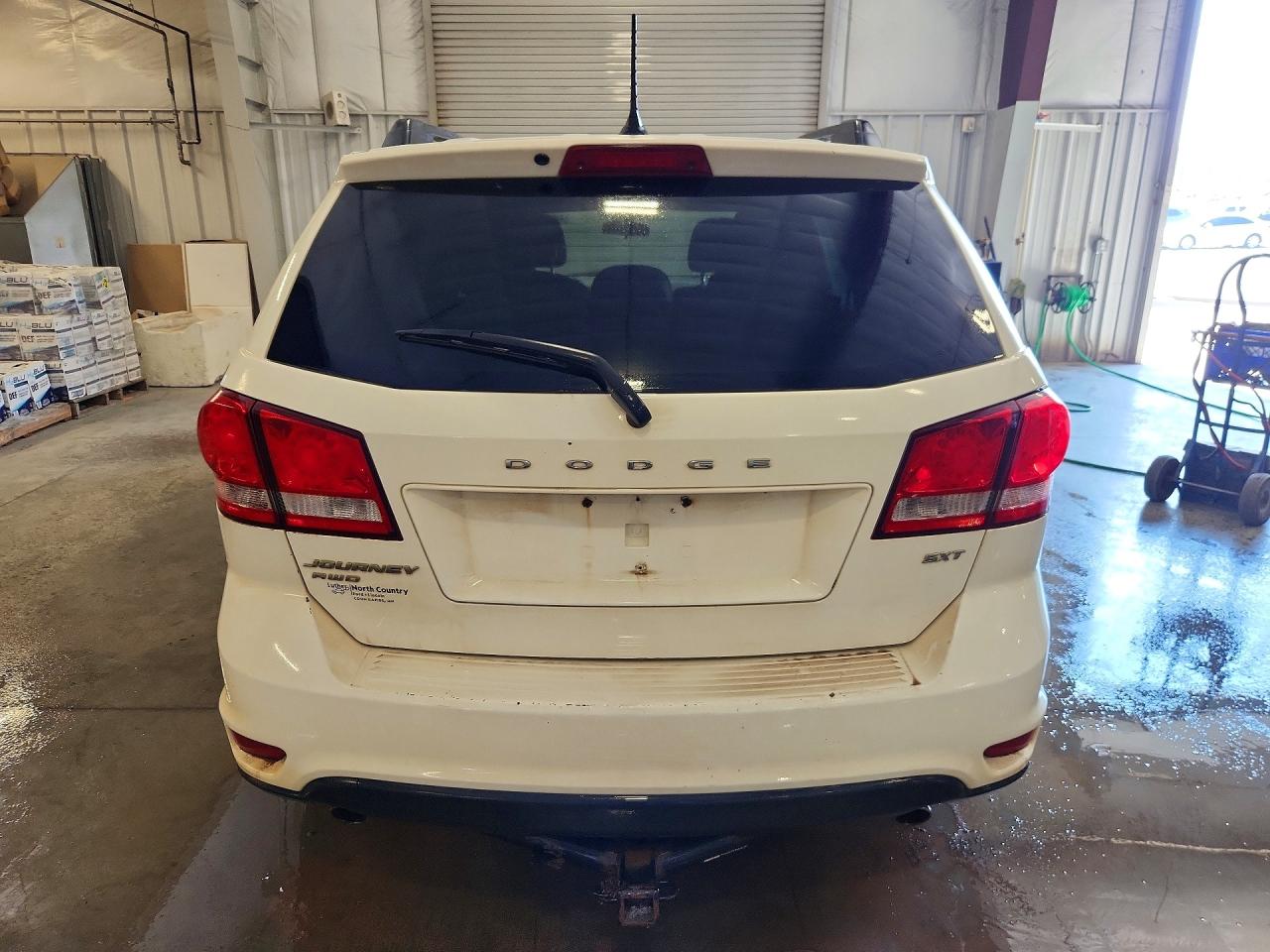 2014 Dodge Journey Sxt White vin: 3C4PDDBG7ET193181
