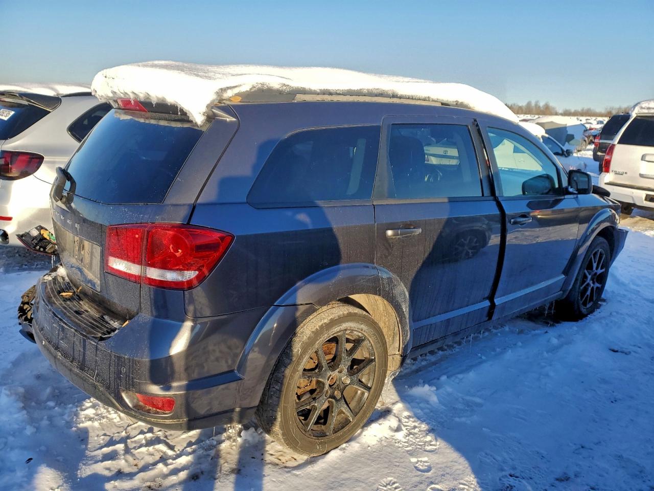 2014 Dodge Journey Sxt Gray vin: 3C4PDDBG7ET236109