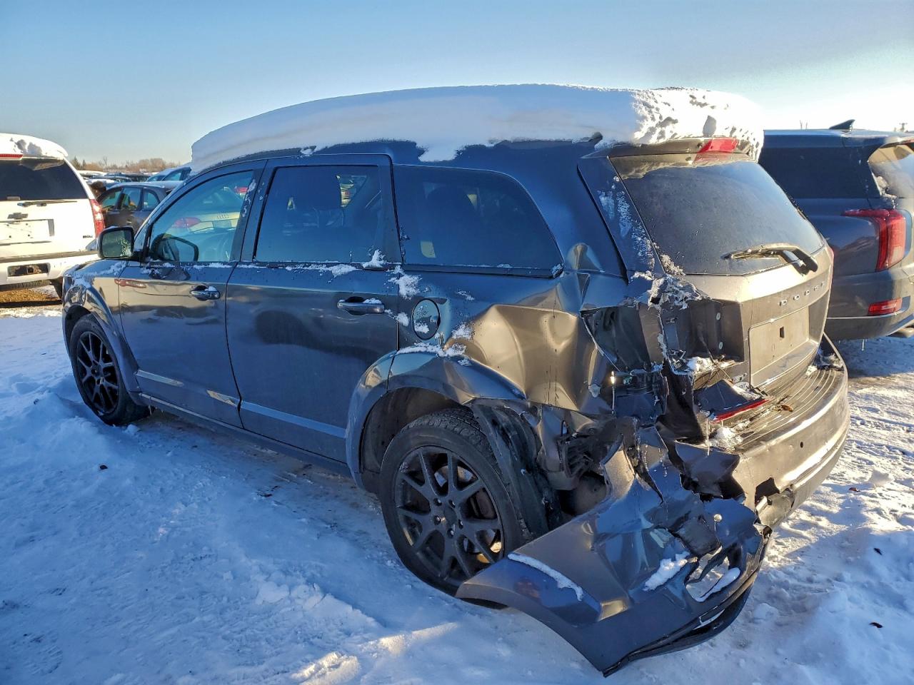 2014 Dodge Journey Sxt Gray vin: 3C4PDDBG7ET236109