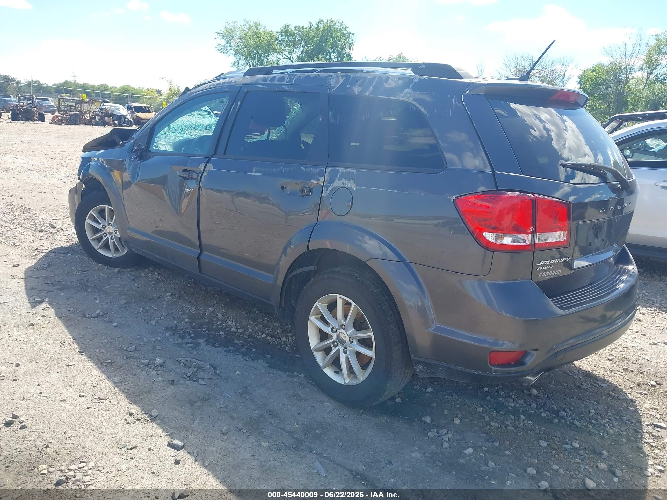 2015 Dodge Journey Sxt Серый vin: 3C4PDDBG7FT618609