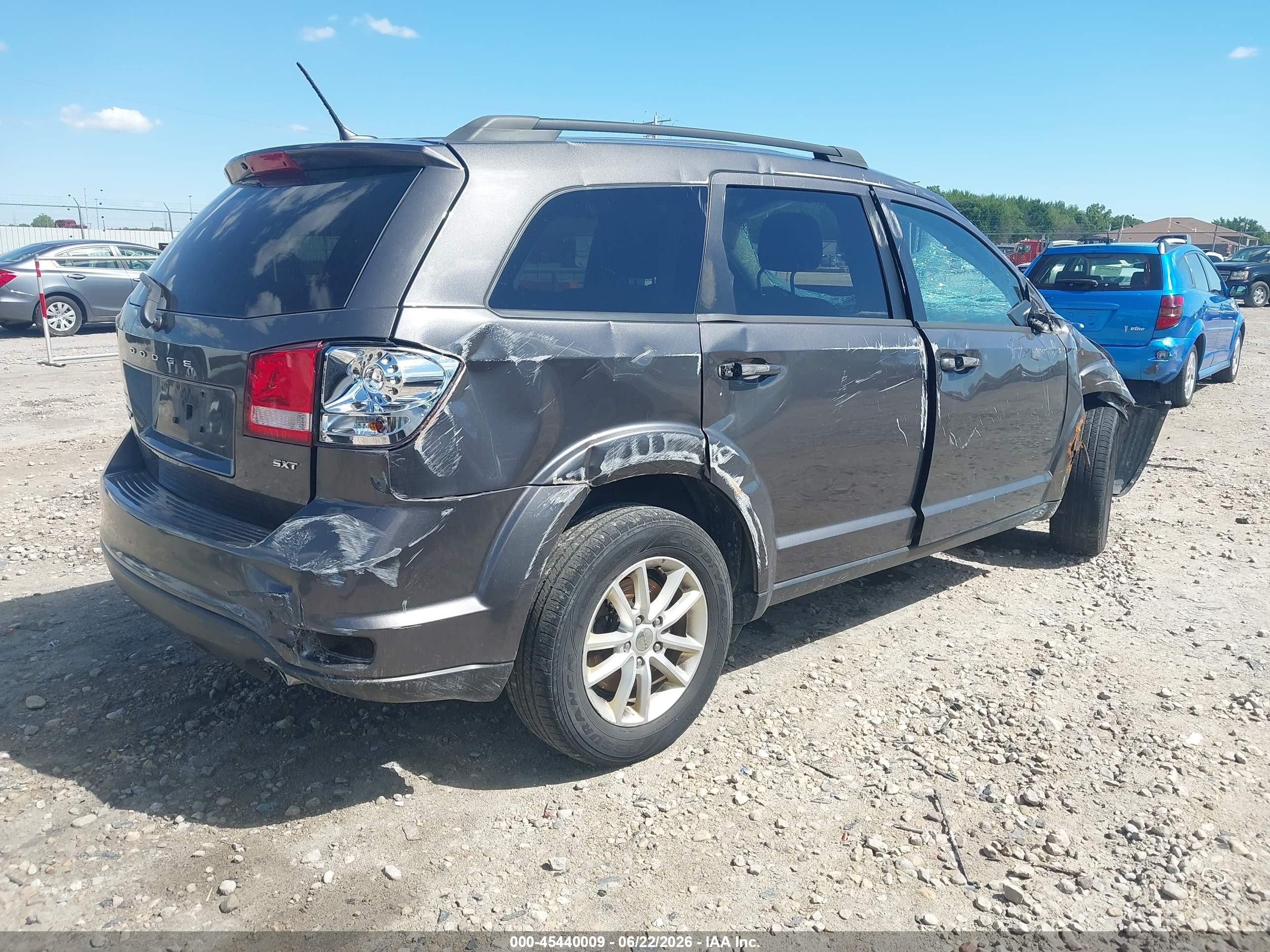 2015 Dodge Journey Sxt Серый vin: 3C4PDDBG7FT618609