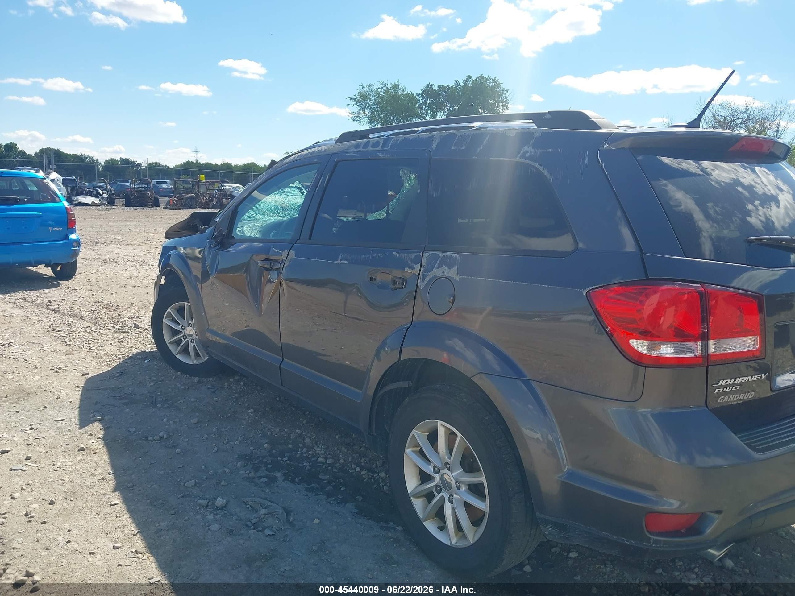 2015 Dodge Journey Sxt Серый vin: 3C4PDDBG7FT618609