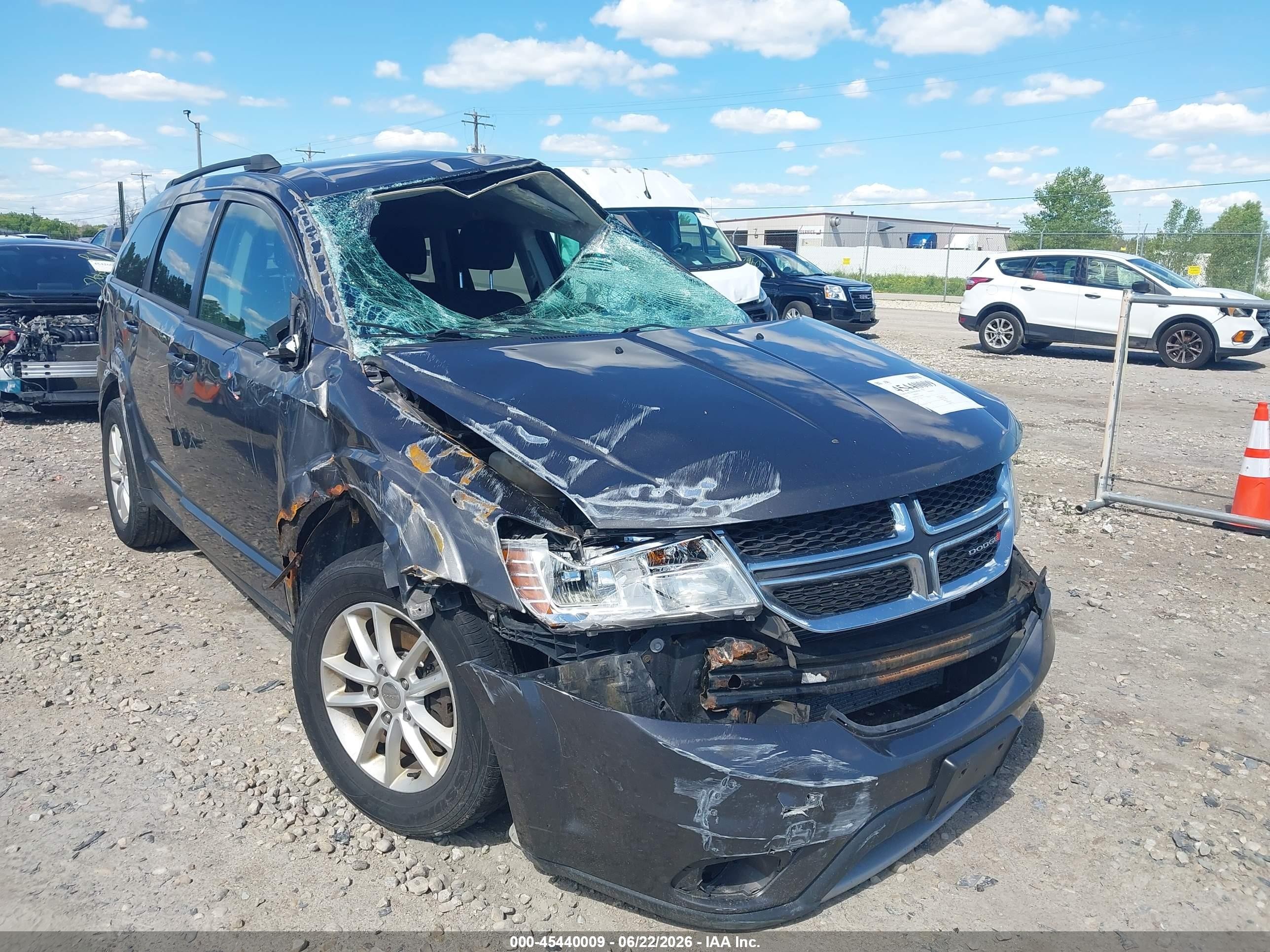 2015 Dodge Journey Sxt Серый vin: 3C4PDDBG7FT618609