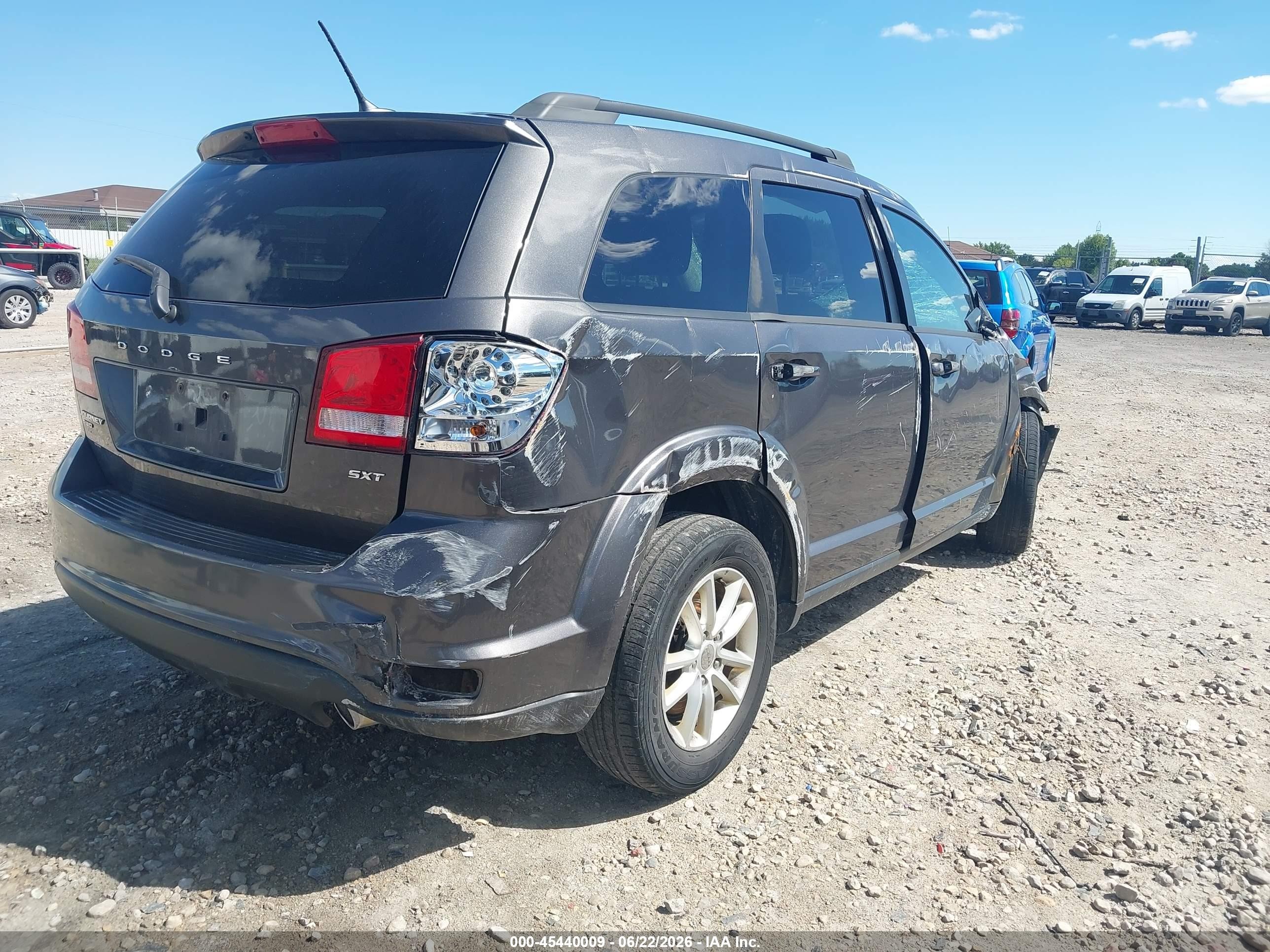 2015 Dodge Journey Sxt Серый vin: 3C4PDDBG7FT618609