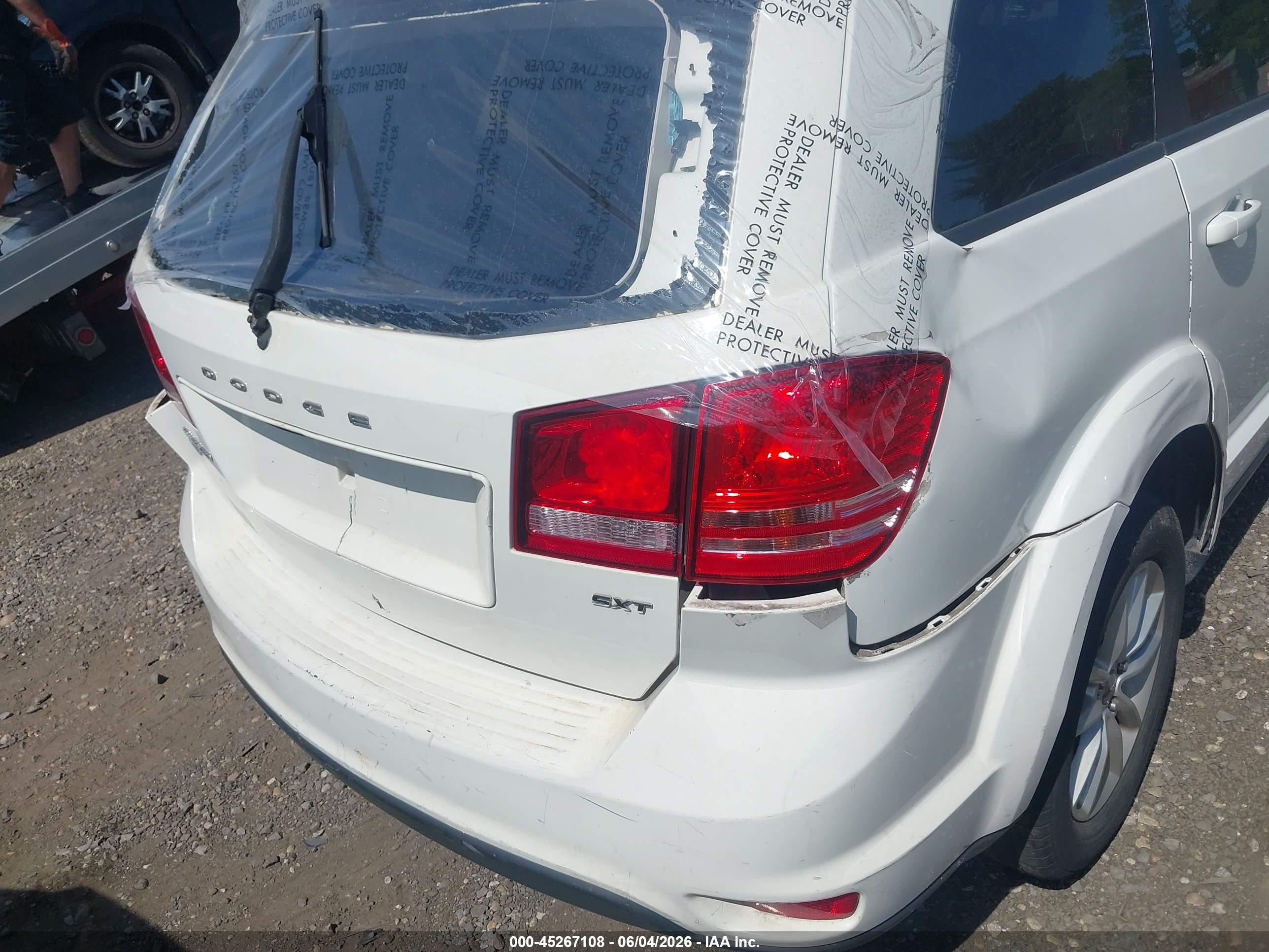 2016 Dodge Journey Sxt White vin: 3C4PDDBG7GT213979