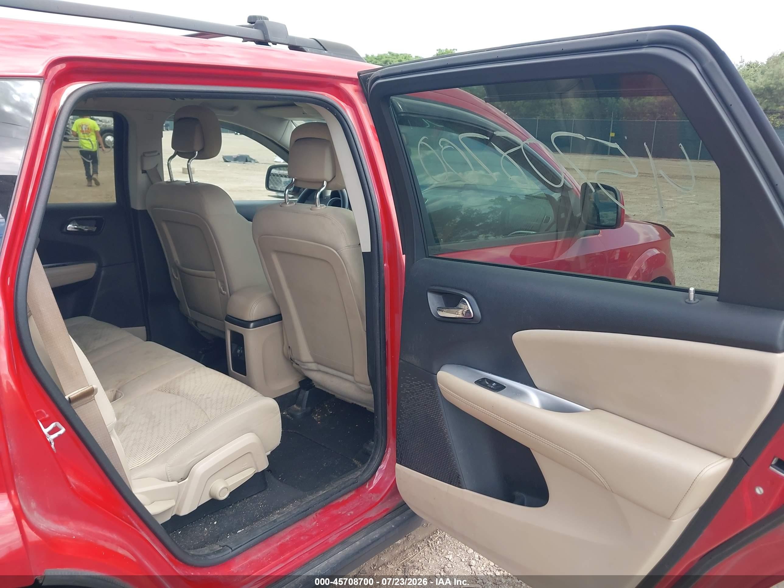 2012 Dodge Journey Sxt Red vin: 3C4PDDBG8CT240148