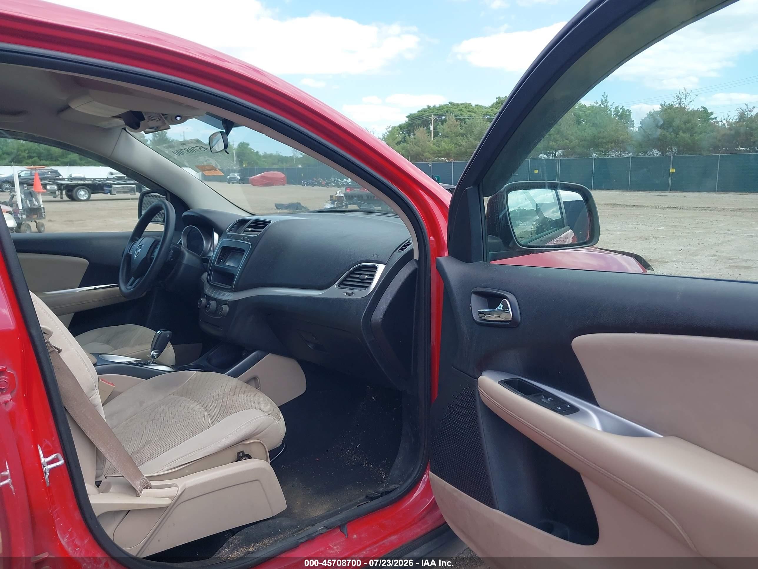 2012 Dodge Journey Sxt Red vin: 3C4PDDBG8CT240148