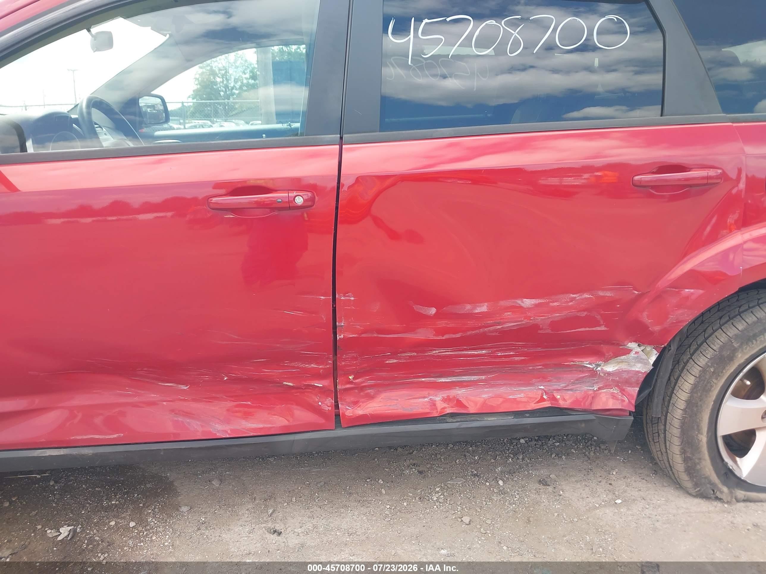 2012 Dodge Journey Sxt Red vin: 3C4PDDBG8CT240148