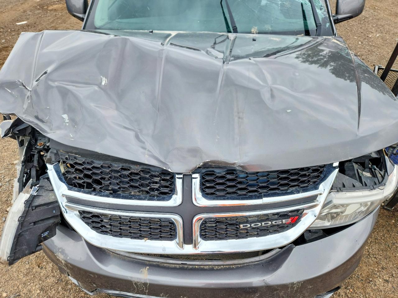 2013 Dodge Journey Sxt Gray vin: 3C4PDDBG8DT519259