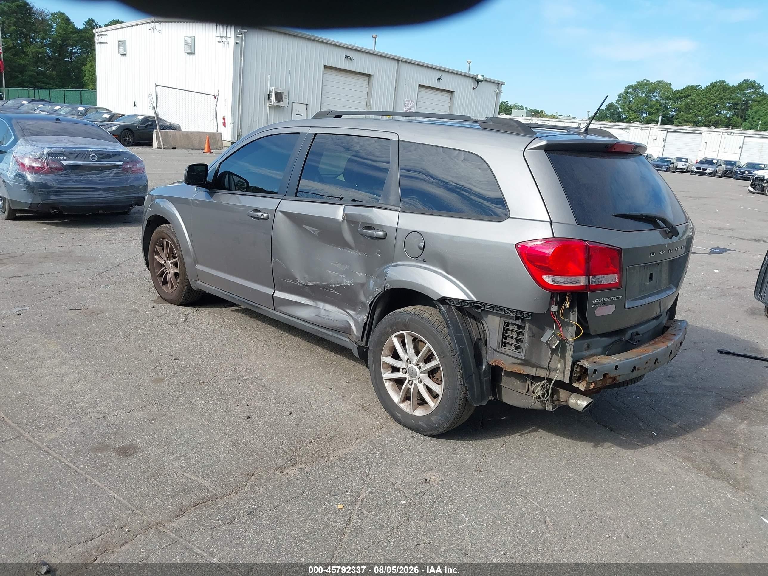 2013 Dodge Journey Sxt Gray vin: 3C4PDDBG8DT571491