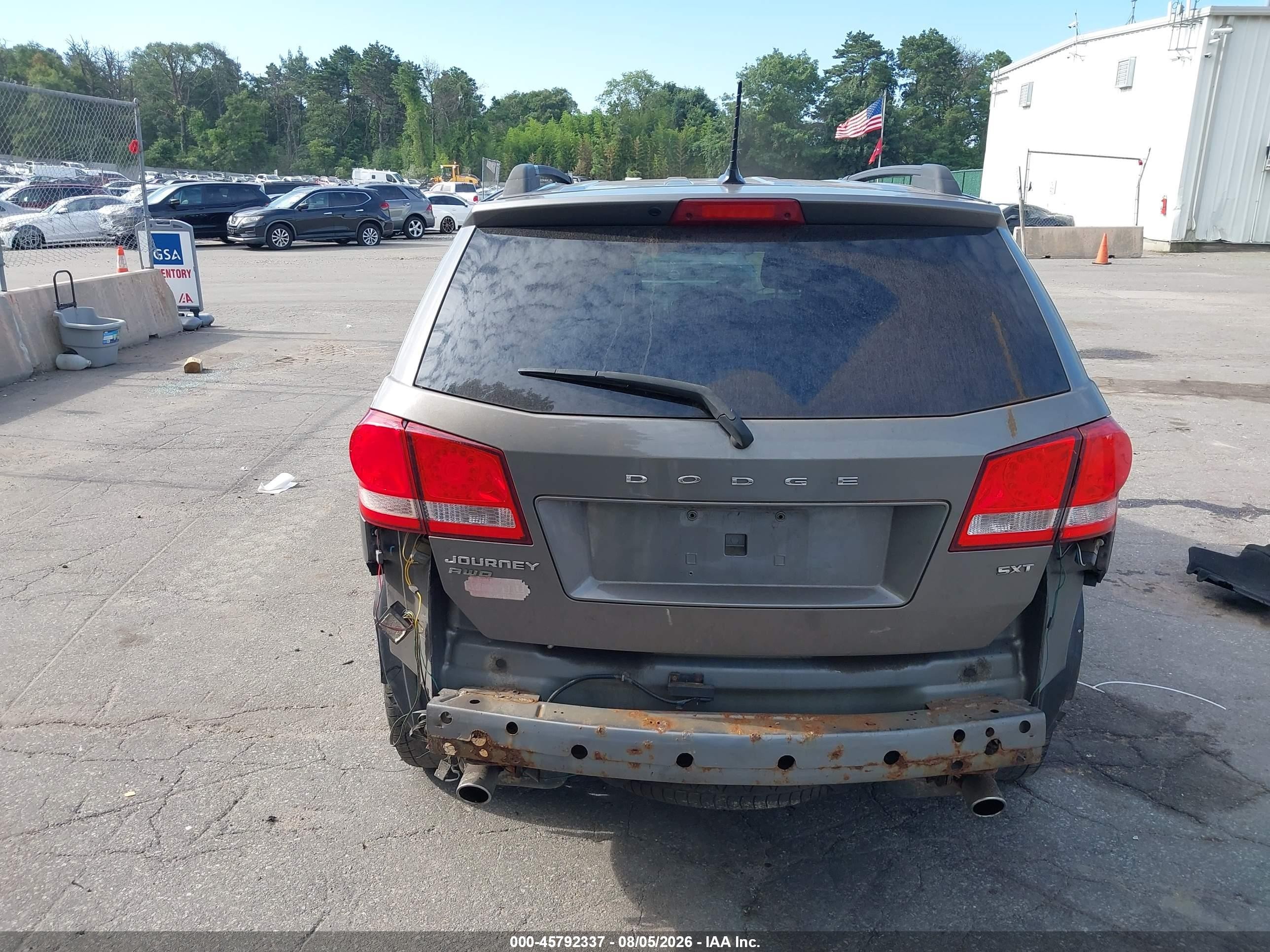 2013 Dodge Journey Sxt Gray vin: 3C4PDDBG8DT571491