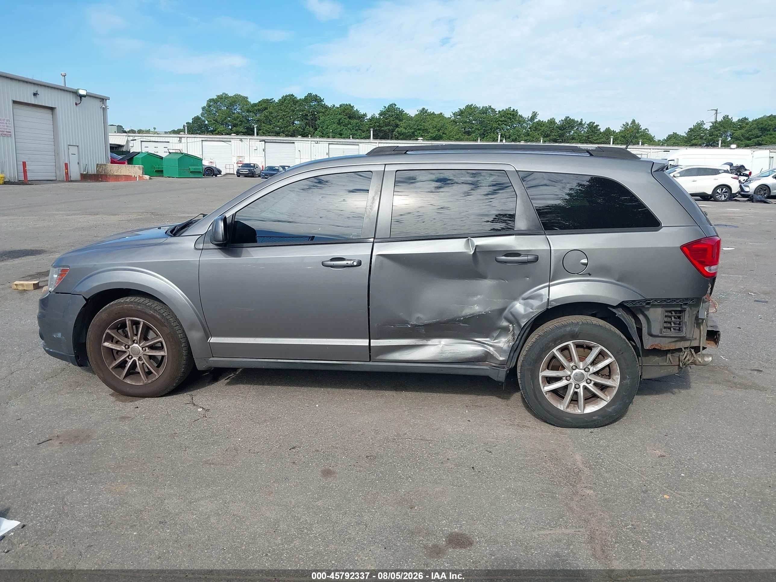 2013 Dodge Journey Sxt Gray vin: 3C4PDDBG8DT571491
