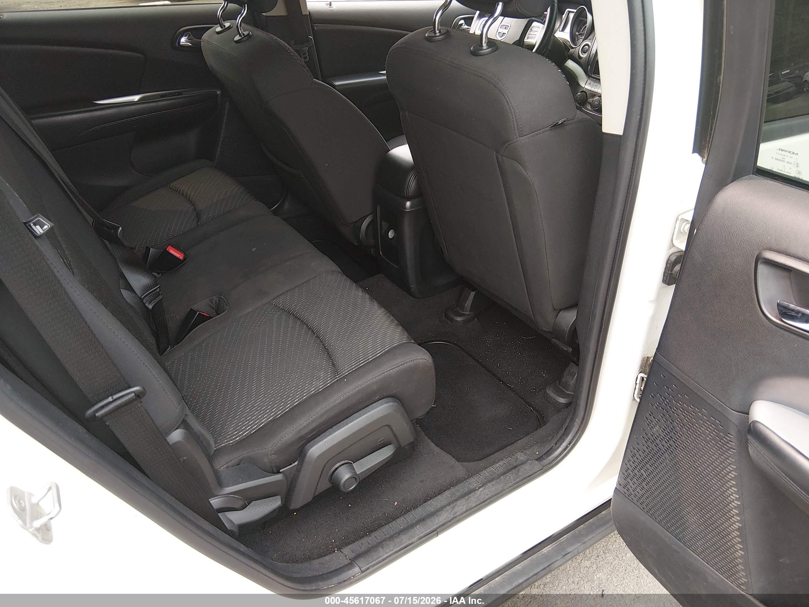 2013 Dodge Journey Sxt White vin: 3C4PDDBG8DT579347