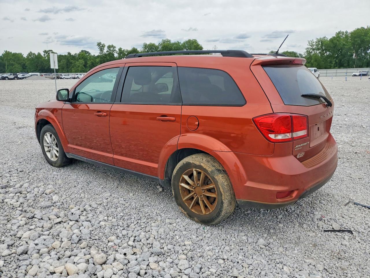 2014 Dodge Journey Sxt Orange vin: 3C4PDDBG8ET128047
