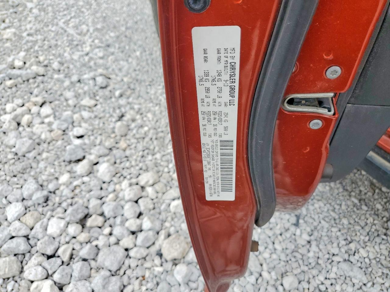 2014 Dodge Journey Sxt Orange vin: 3C4PDDBG8ET128047